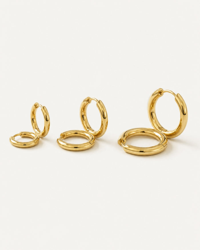 Everyday Gold Huggie Hoop Set